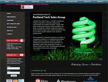 Tablet Screenshot of portlandtechsalesgroup.com